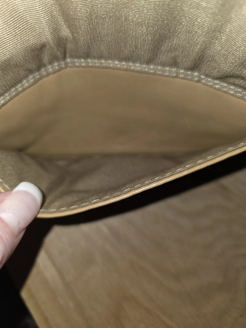 Coach Soho Beige Wristlet